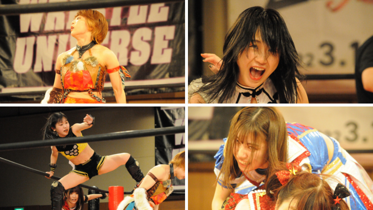 東京女子プロレス アクリルスタンド 渡辺未詩・伊藤麻希・瑞希・鈴芽